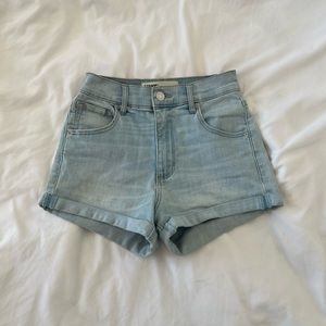garage ultra high rise jean shorts